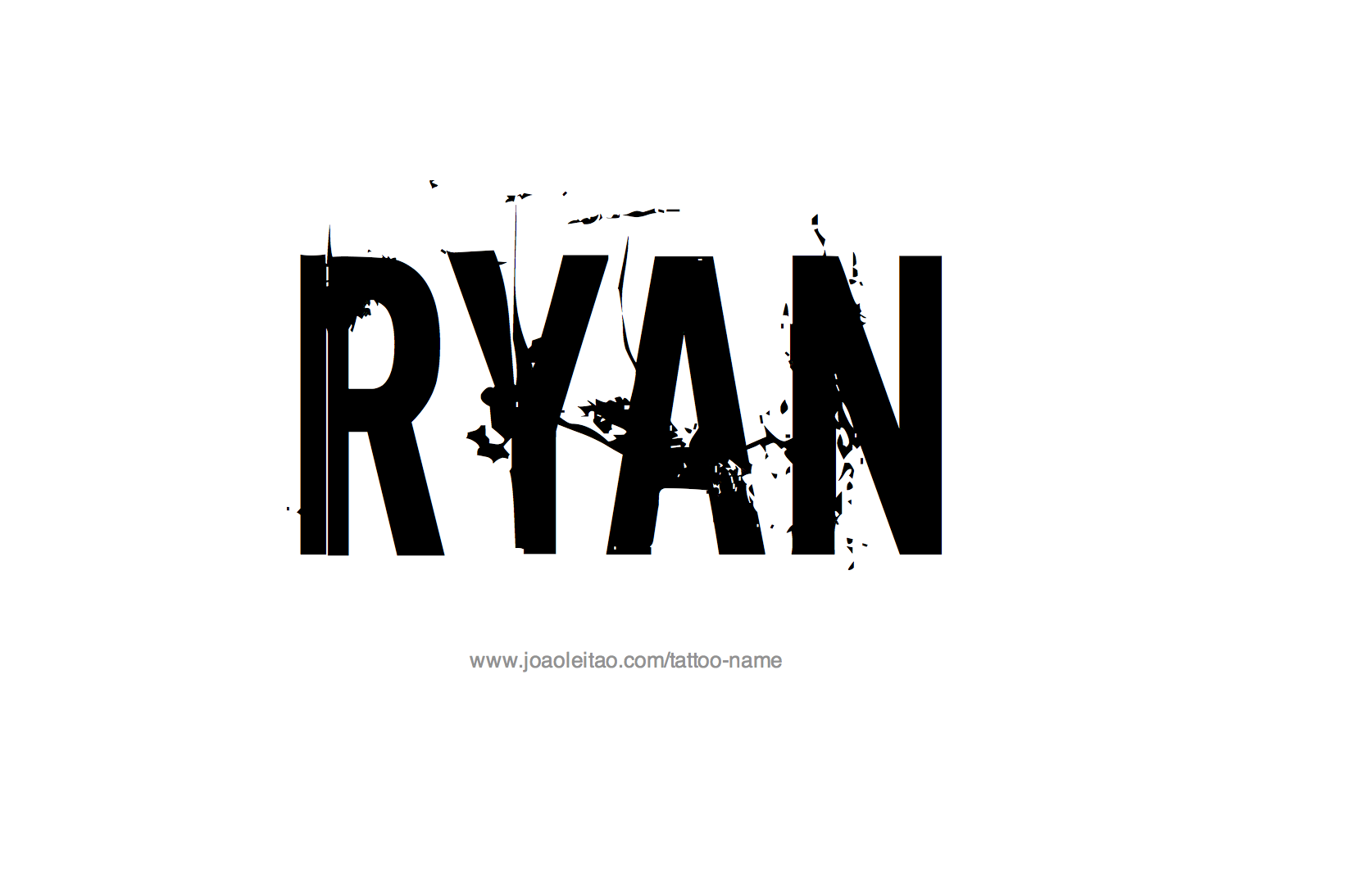 Ryan Name Tattoo Designs